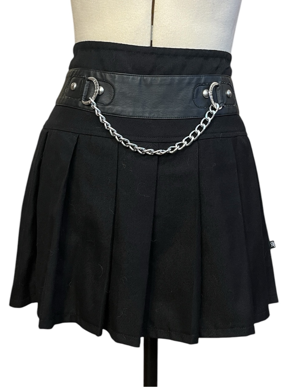 Royal Bones Pleated Skirt